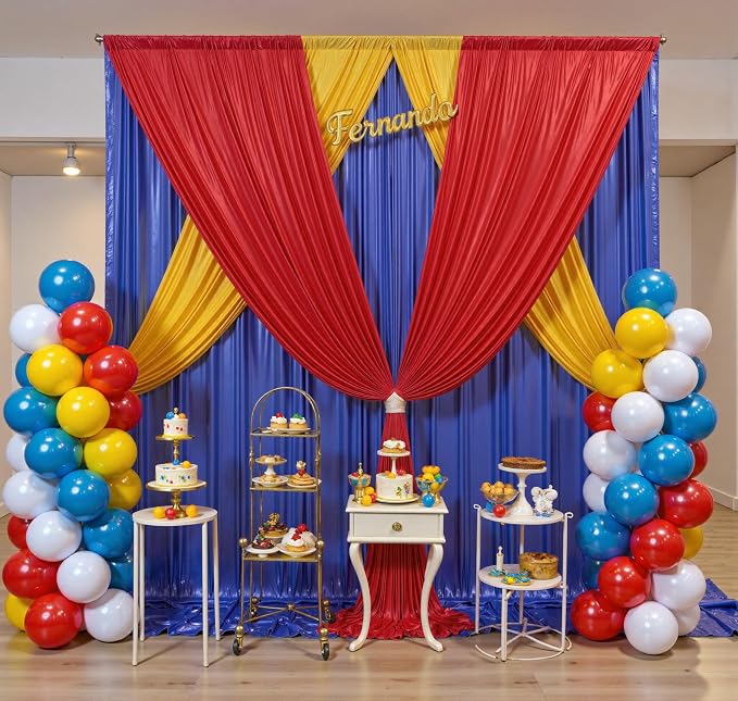 40x10ft Shimmer Royal Blue Sequin Backdrop Curtain - Image 3