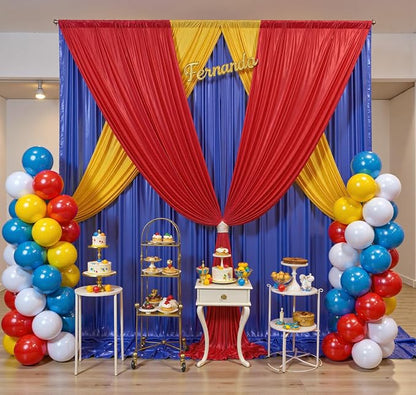 40x10ft Shimmer Royal Blue Sequin Backdrop Curtain - Image 3