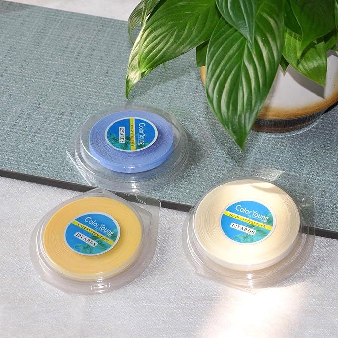 5/16" (0.8cm) * 12 Yards Double Sided Hair Extension Tape Roll for Tape in Hair Extension