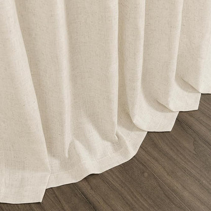 Birch Beige Linen 144 Inch Curtains - Image 9