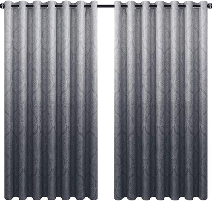 DWCN Grey Ombre Blackout Curtains - Image 7