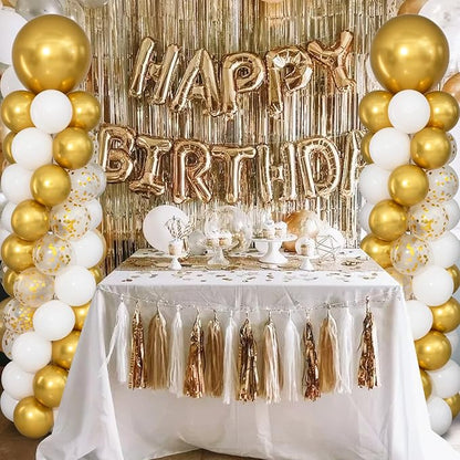 White and Gold Balloon Column Stand Kit Set of 2 - Image 2