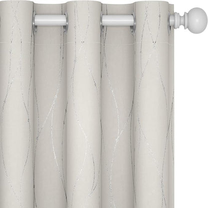 Deconovo Living Room Curtains 63 Inches Long, Thermal Insulated, Room Darkening by Unknown
