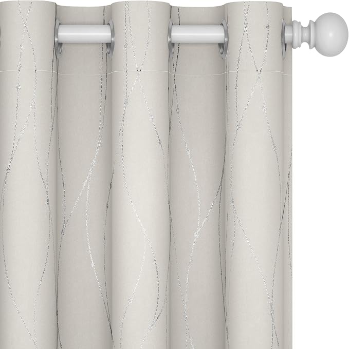 Deconovo Living Room Curtains 72 Inches Long, Thermal Insulated, Room Darkening by Unknown