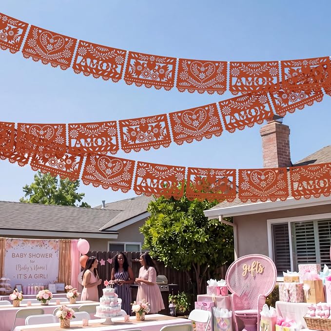 TaoBary 6 Pcs Papel Picado Mexican Wedding Cielito Lindo Party Decor 118 Feet - Image 5