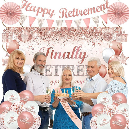Rose Gold Retirement Decorations - Image 7