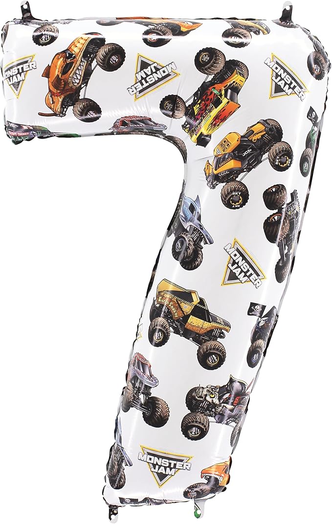 Toyland® 26" Monster Jam™ Number 7 Foil Balloon by Toyland