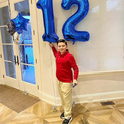 Navy Blue 12 Balloon - Image 7
