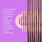Conair Curl Define Pro Hair Brush for Curly Hair, For Shorter Hair with Tight Curls, Dual Vents with Continuous Grooves, Mixed Bristles for Frizz-Free Detangling, Smoothing, and Curl Definition