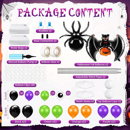 Kasyat 2 Sets Halloween Balloon Column Stand Kit - Image 3