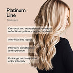 abril et nature - Platinum Professional Shampoo - For Blonde, Bleached, Highlighted, and/or Gray Hair - Violet Toner - Goodbye Yellow Tones - Platinum Appearance - 250 ml