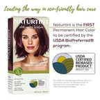 Naturtint 4M Mahogany Chestnut Permanent Hair Color (Pack of 6), Ammonia Free, Vegan, Cruelty Free, up to 100% Gray Coverage, Long Lasting Results (Packaging may vary)