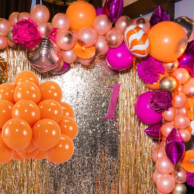 50pcs Orange Balloons, Helium 12inch Orange Party Balloons - Image 4