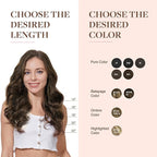 GOO GOO Clip in Hair Extensions Real Human Hair, Remy Human Hair Extensions Clip ins for Women, Natural Human Hair, 22 Inch 140g 7Pcs, 4A Chocolate Brown