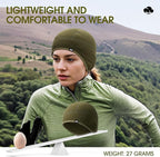 Skull Cap Helmet Liner, Winter Thermal Cycling Cap for Men & Women, Lightweight Cycling Hat for Biking Running Outdoor Work