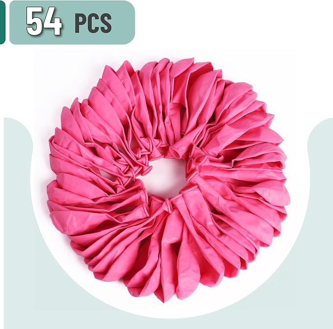 Mr. Pen- Pink Balloons, 12 Inch, 54 Pack, Baby Shower, Gender Reveal & Birthday - Image 2