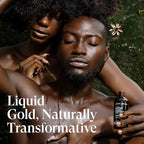 Kreyol Essence - Haitian Black Castor Oil for Skin and Hair, Glass Bottle - Cold Pressed Castor Oil, Fuller-Looking Hair, Hexane Free, Natural Humectant | 2 fl oz | Rosemary Peppermint