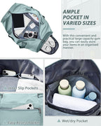 Gym Bag Womens,Travel Duffel Carry on Bag Sport Tote Bag Weekend Overnight Bag