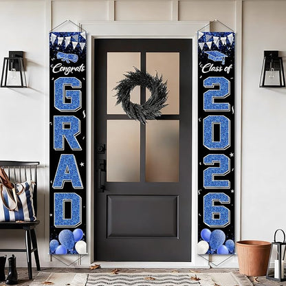 COHIE Congrats Grad Class of 2026 Porch Banner a Set of 2 - Image 4