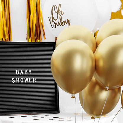 Mr. Pen- Metallic Balloons, 12 Inch, 54 Pack | Latex Metallic Gold Balloons Bulk - Image 5
