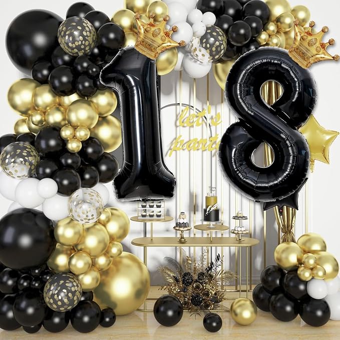 40 inch Large Black 25 Balloon Number - Image 4