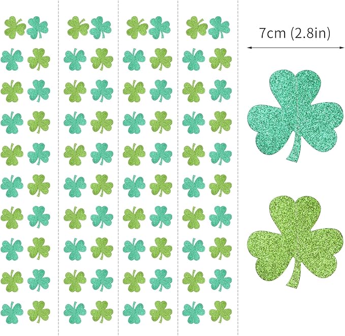 St-Saint Patricks-Day Decorations Shamrock Green-Garland - 35ft St. Patrick's - Image 2
