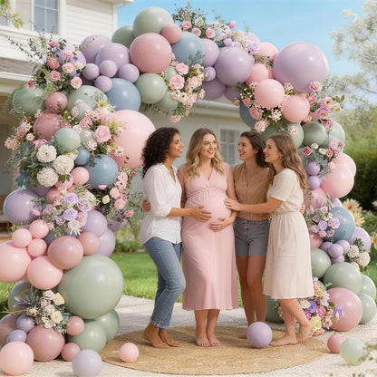 141pcs Pastel Balloon Arch Kit - Image 5