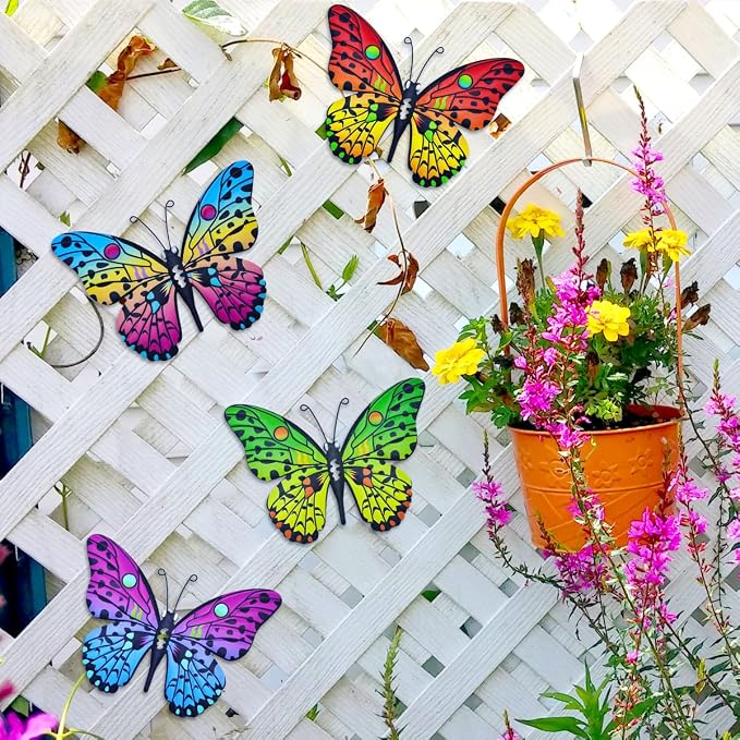 Metal Butterfly Wall Decor - Image 3
