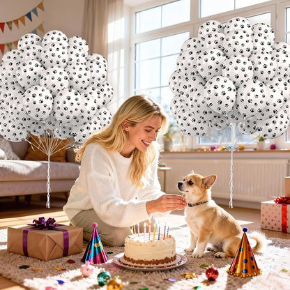 60pcs Paw Print Balloons 12inch - Image 6