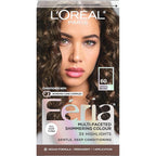 L'Oreal Paris Feria Multi-Faceted Shimmering Permanent Hair Color, 60 Crystal Brown (Light Brown), Pack of 1 Hair Dye Kit