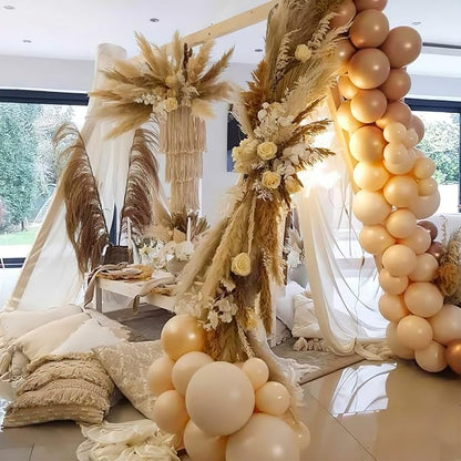 PartyWoo Nude Balloons 100pcs Apricot Fall Color 36 18 12 10 5 Inch | 36 18 12 - Image 6