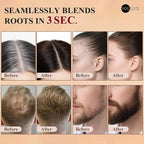 VOLLUCK Hairline Powder Instantly, Root Touch up Powder Hair Color Upgraded, Grey Root Cover up Conceals Hair Loss, Hairline Shadow for Women & Men for Thinning Hair Natural, Sweatproof (Light Blonde)