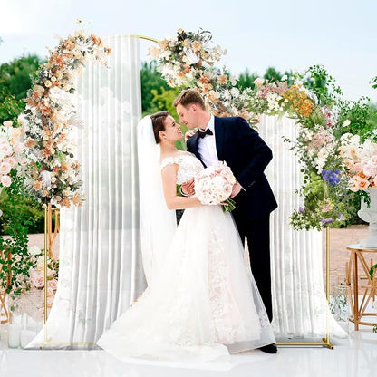 Metal Arch Backdrop Stand, 7.2FT+6FT Wedding Arch Frame, Balloon Arch Backdrop - Image 6