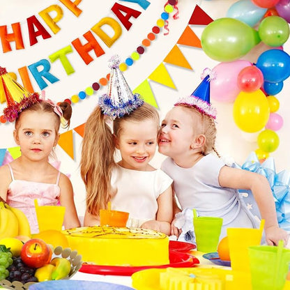 CANREVEL 3 PCS Pre-Strung 3D Happy Birthday Banner Decorations, Happy Birthday - Image 7