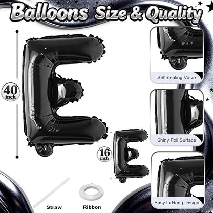 Black HOME SWEET HOME Letter Balloon - Image 2