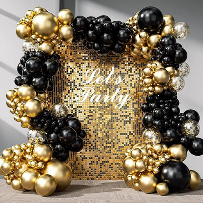 110pcs Black Balloon Arch Kit - Image 5