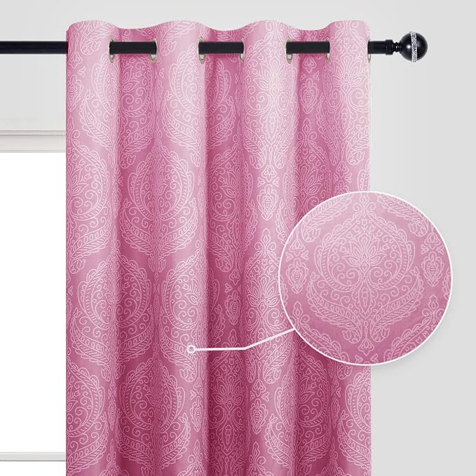 DWCN Ombre Blackout Curtains for Bedroom - Image 2