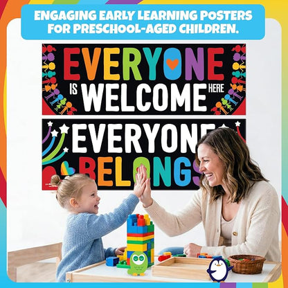 Sproutbrite 2 Welcome Educational Posters & Chart Welcome Banner 13.5"x39" - Image 5