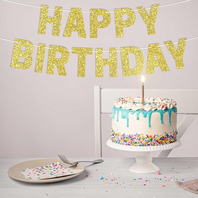 Pre-Strung Happy Birthday Banner - Image 9