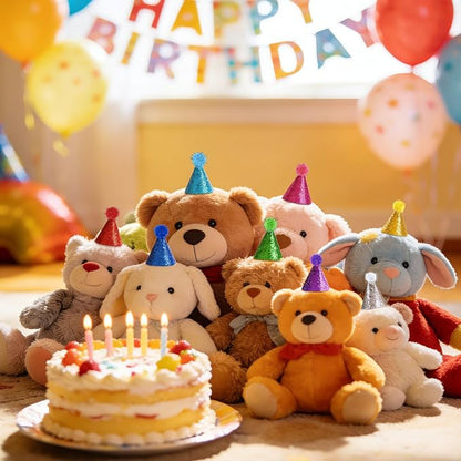CANREVEL Mini Party Hats for Stuffed Animals Headwear, Birthday Hats - Image 6