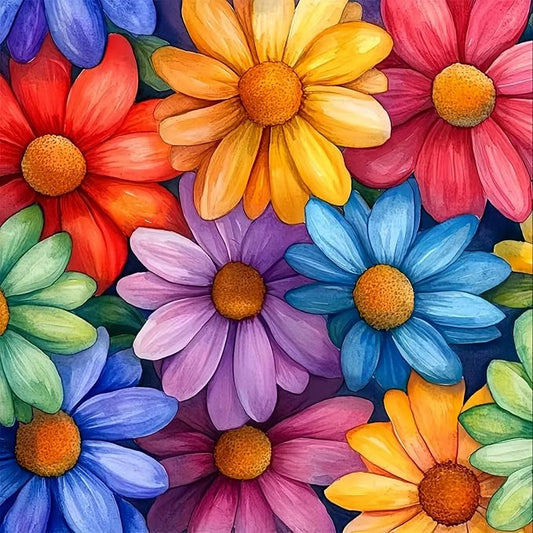 Flowers Diamond Art Kits for Adults, 5D Diamond Painting for Adult Beginners by Unknown