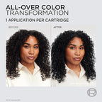 L'Oreal Paris Colorsonic Permanent Hair Dye Cartridge, Vibrant Hair Color for Root Touch Up, Gray Coverage or All Over Color in just 5 Minutes, 2AA Soft Blue Black (Coloring Device Sold Separately)