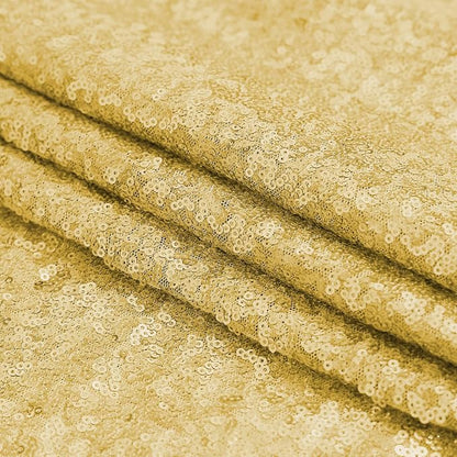 Sugargirl Gold Sequin Backdrop Curtain 4FTx8FT Glitter Gold Background Drapes - Image 8