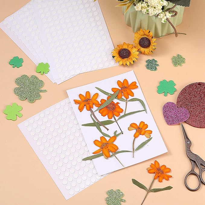 Zonon 1000 Pcs Double Sided Adhesive Dots Clear Glue Point Tape Stickers - Image 5