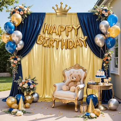 30x10FT Gold Sequin Backdrop Curtain - Image 7