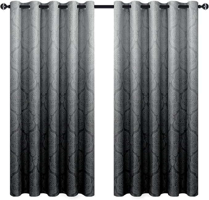 DWCN Ombre Blackout Curtains for Bedroom - Image 9