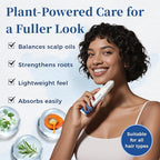 Hair Growth Serum Roll On with Rosemary，Helps Support Thicker, Fuller Hair Appearance，Clean, Non-Greasy Hair Loss Support for Men & Women，Saw Palmetto，0.84 Fl Oz (Pack of 1)
