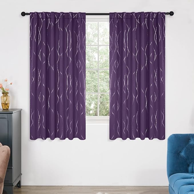 Deconovo Blackout Back Tab Curtains - Image 2