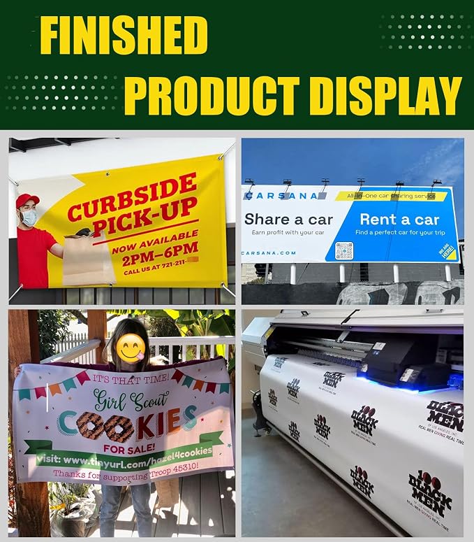 Custom Vinyl Banner 8'x40'- Personalized Customized Full Color Vinyl Banner - Image 2