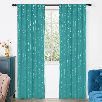 Deconovo Blackout Back Tab Curtains - Image 2